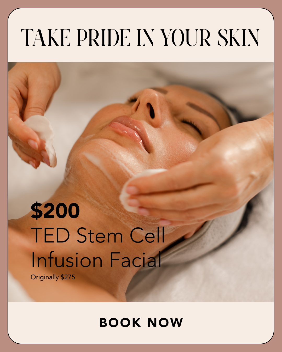 TED stem cell infusion facial special at Beauty Ranch med spa Brentwood Los Angeles